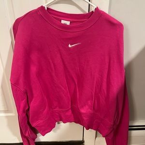 Pink Nike sweatshirt